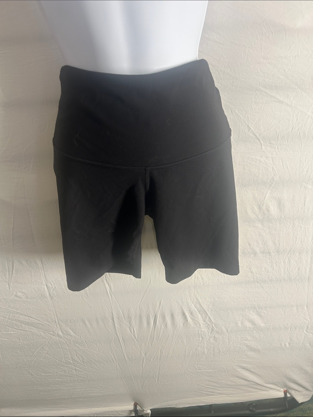 Women's Black High-Rise Bike Shorts